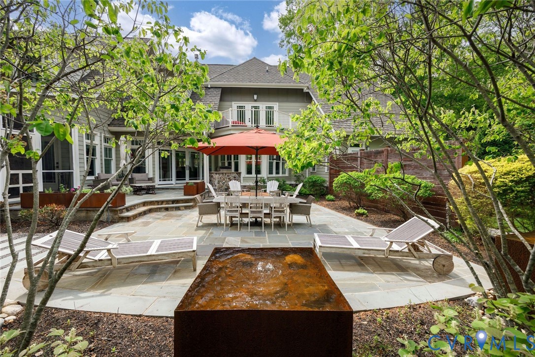 328 South Gaskins Road Henrico, VA 23238 - Photo 51 of 66 Weatheering steel water feature
