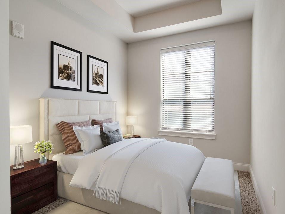 92 West Paces Ferry Road Northwest, Unit 8007 Atlanta, GA 30305 - Photo 25 of 49 a bedroom with a bed and a window