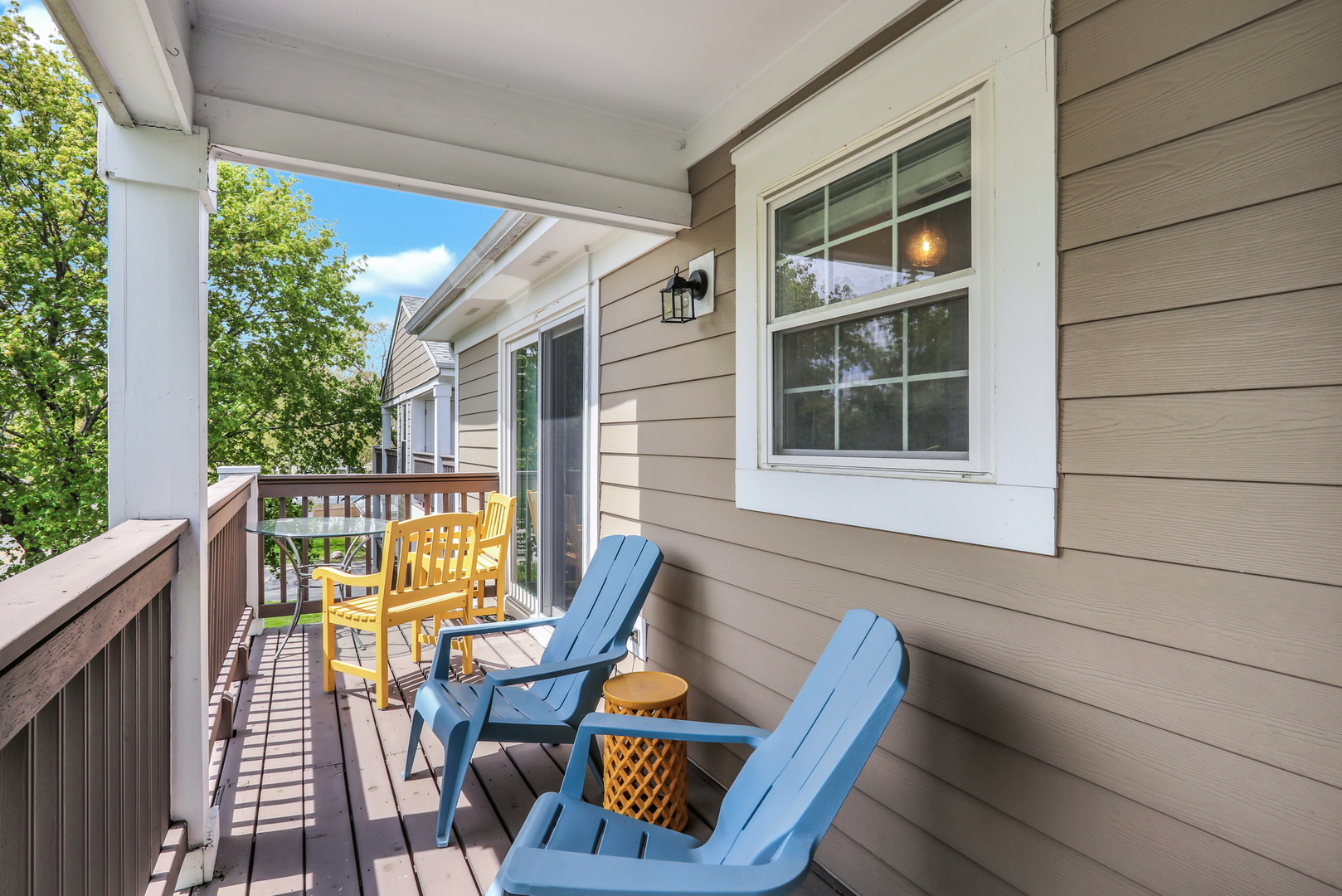 104 East Winchester Road, Unit E Libertyville, IL 60048 - Photo 18 of 23 a view of two chairs in the balcony