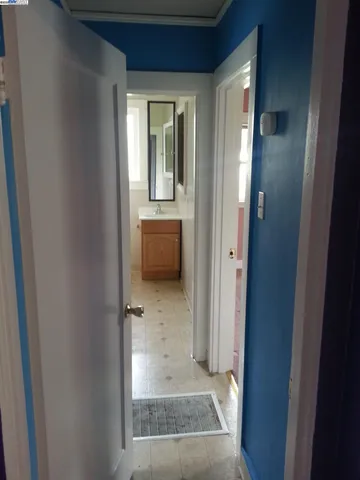 a view of an entryway door