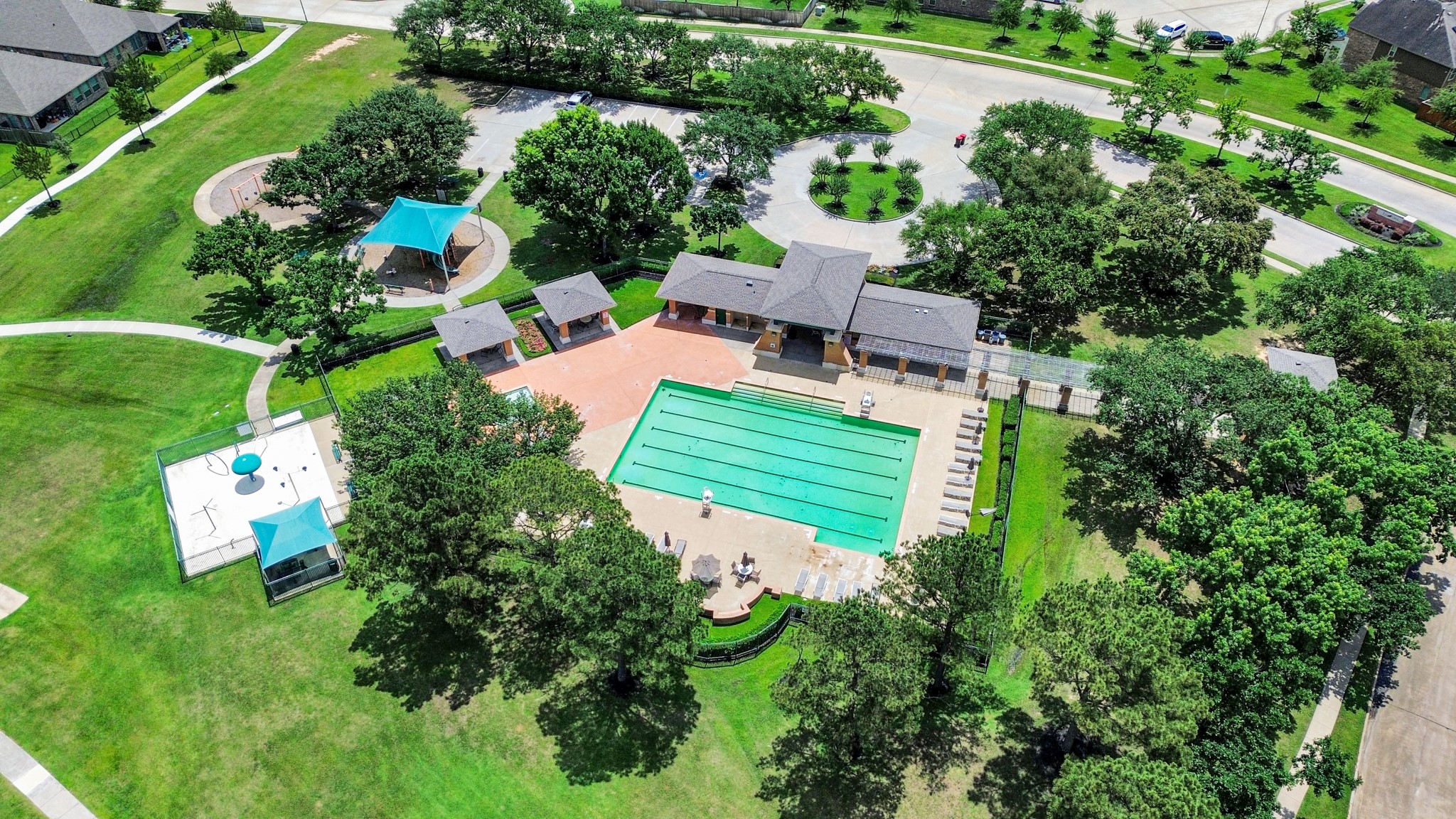 4610 Plum Forest Road Houston, TX 77084 - Photo 32 of 41 The walking trails lead to the community pool, clubhouse and park area.