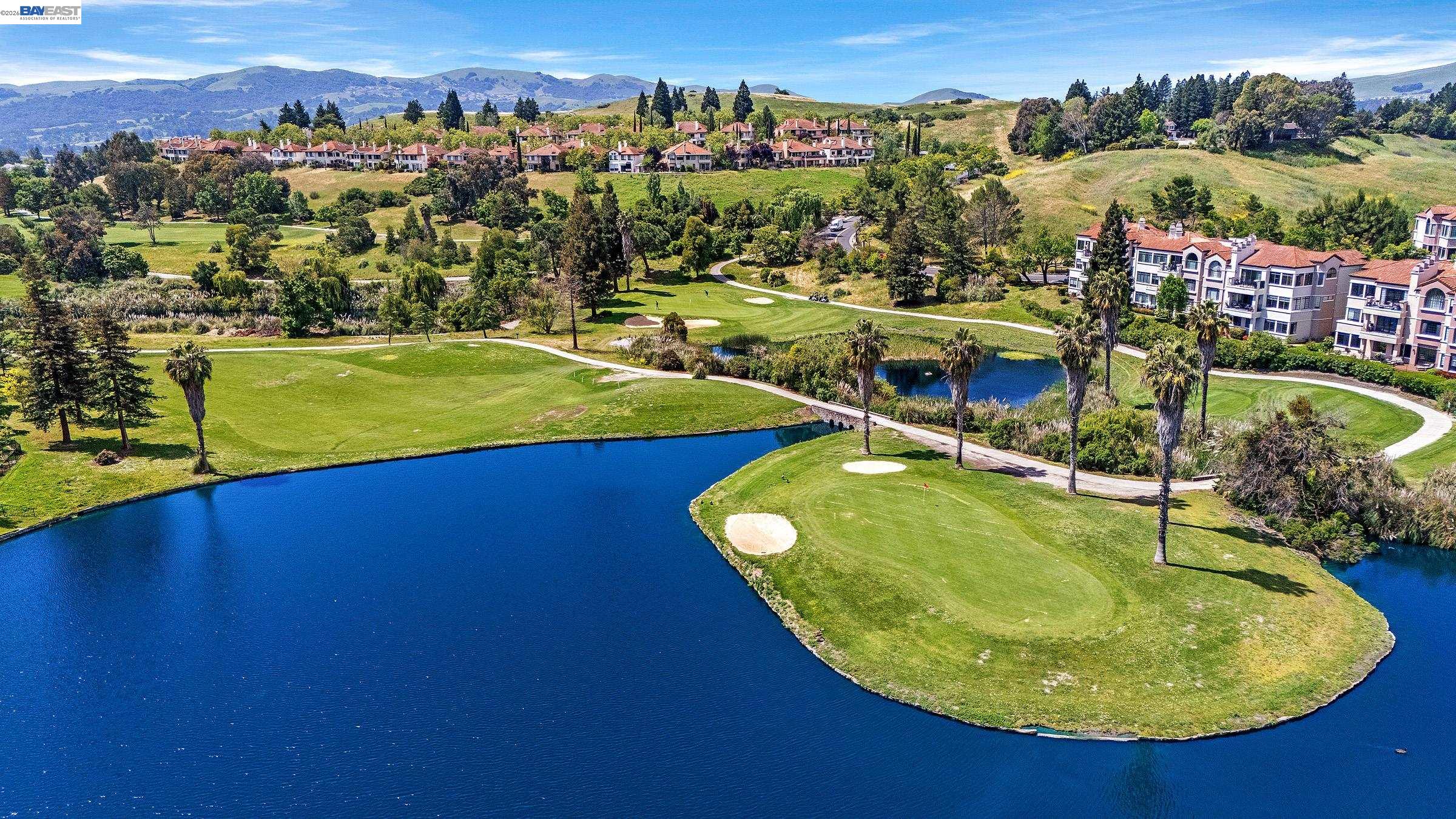 5012 Lakeview Drive, Unit 200 San Ramon, CA 94582 - Photo 43 of 47 an aerial view of residential houses with outdoor space and swimming pool