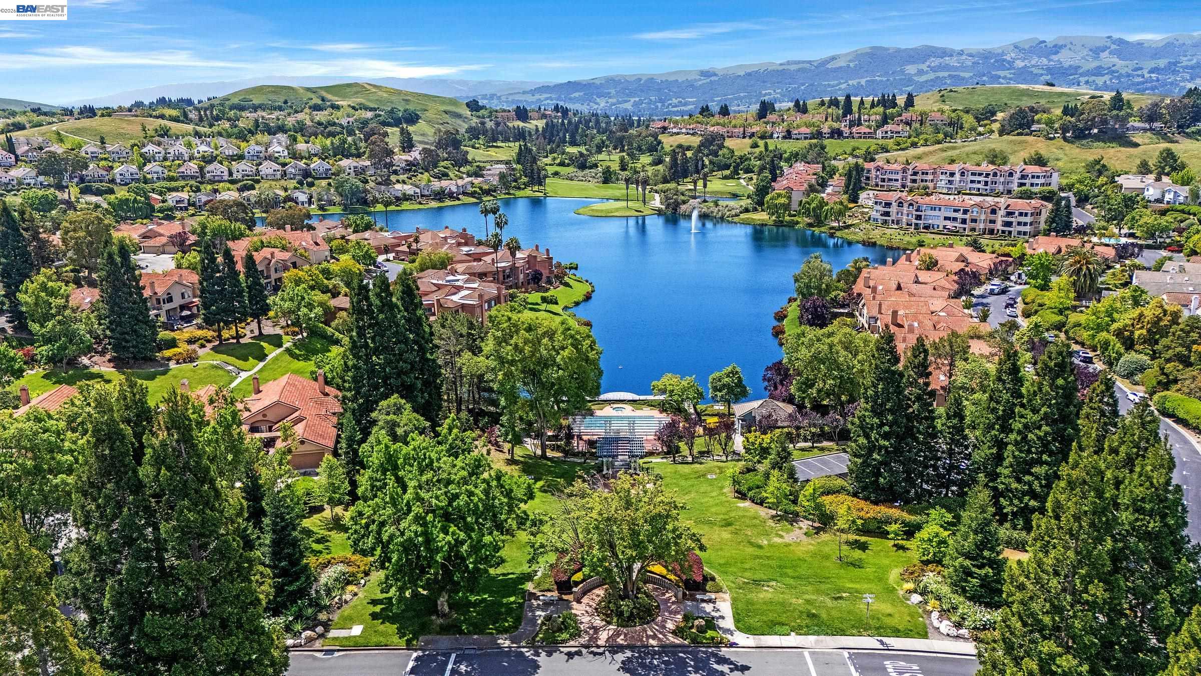 5012 Lakeview Drive, Unit 200 San Ramon, CA 94582 - Photo 44 of 47 a view of a city with mountains in the background