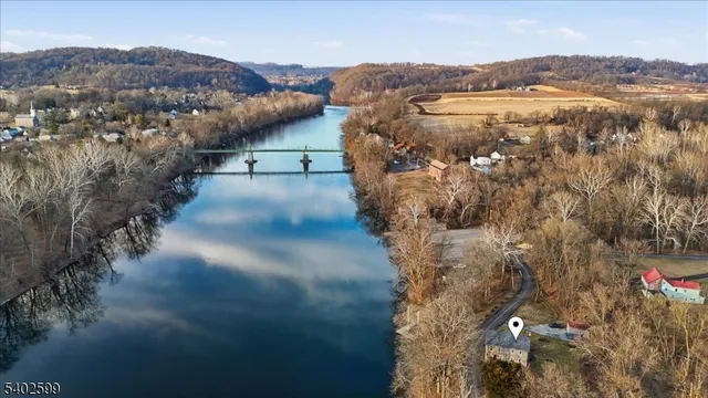 a view of city and mountain