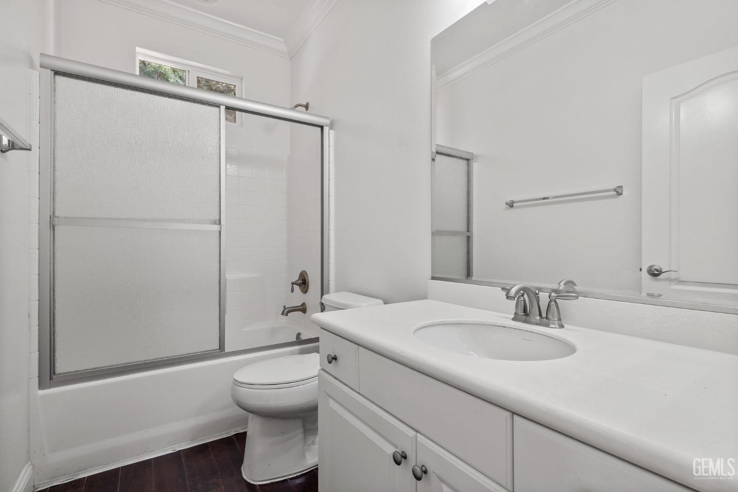 Undisclosed Address Bakersfield, CA 93306 - Photo 30 of 54 a bathroom with a sink toilet and shower