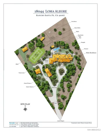 $5,950,000 | 18044 Loma Alegre, Rancho Santa Fe, CA 92067