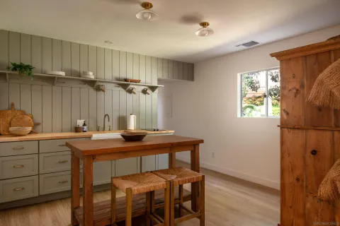 a view of outdoor space with garden