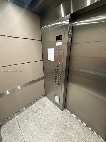 a view of empty room