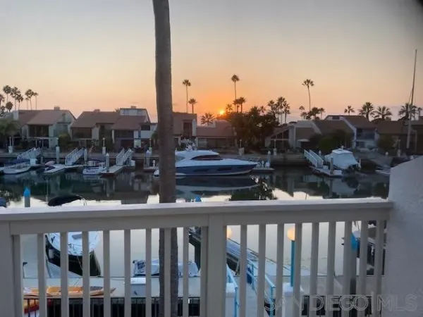 a view of a city from a balcony