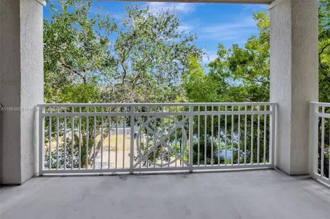 a view of a balcony
