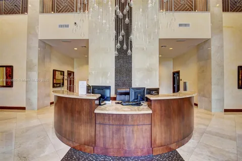 a view of a swimming pool and outside view