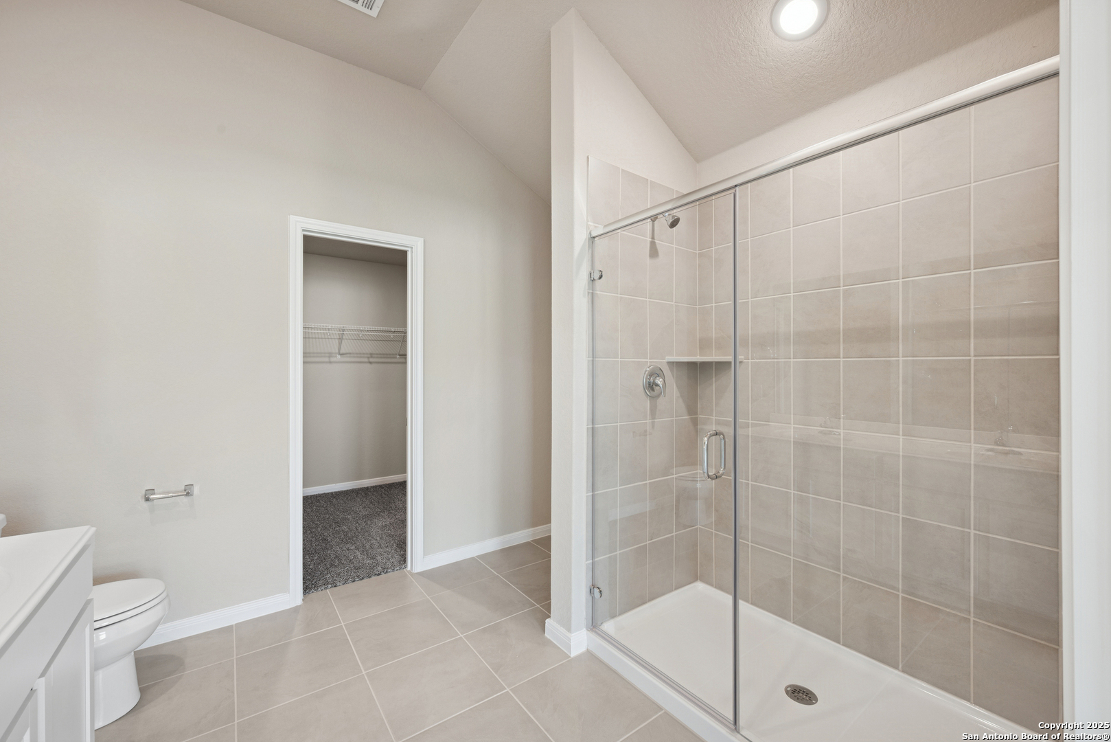 2825 Sun Bayou Seguin, TX 78155 - Photo 21 of 40 a bathroom with a shower a toilet and a sink