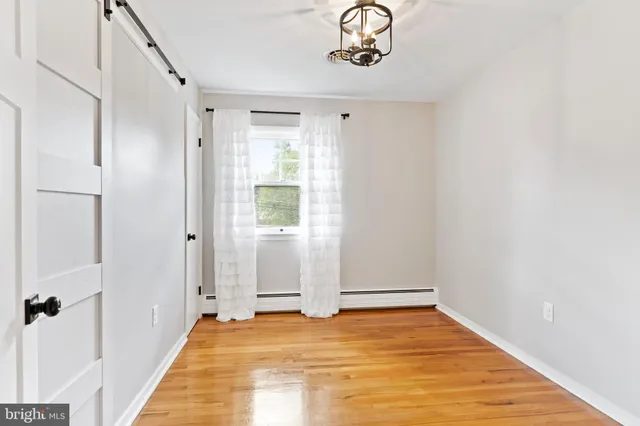 a view of an empty room