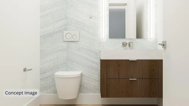 a bathroom with a sink and a toilet