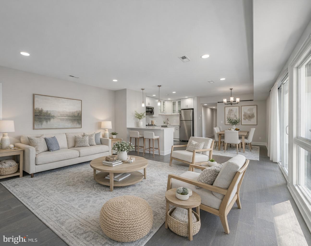 3122 Brinkley Road, Unit 102 Temple Hills, MD 20748 - Photo 38 of 44 a living room with furniture and a large window
