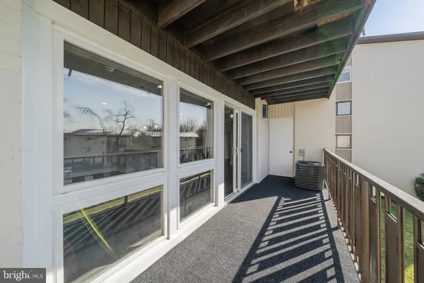 a view of a hallway with the entryway