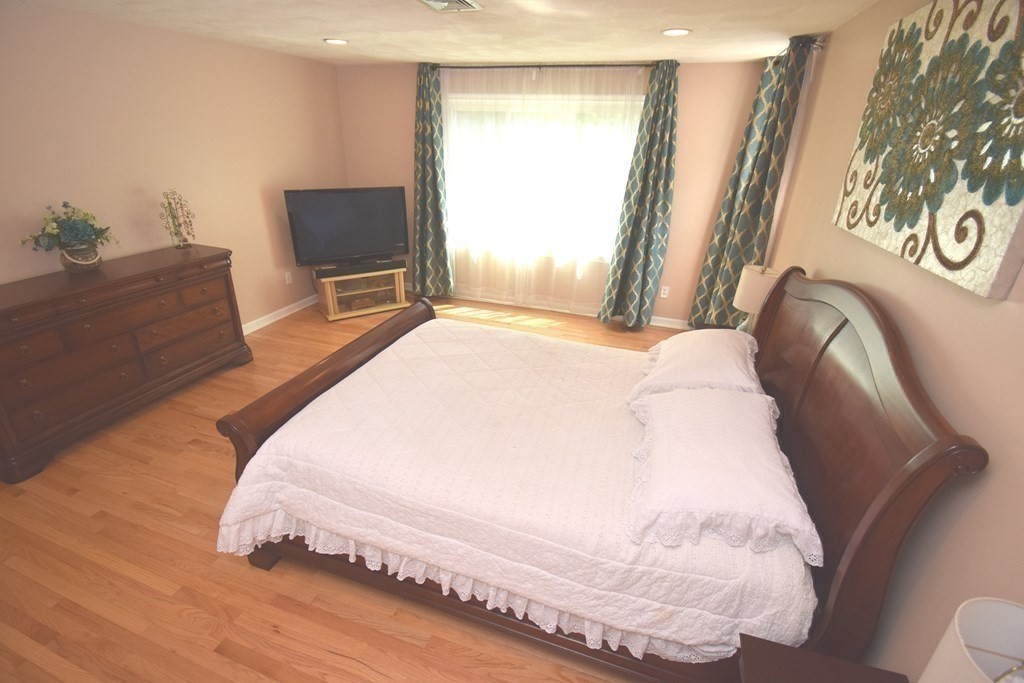 2 Mattakesett Circle Sharon, MA 02067 - Photo 20 of 40 a bedroom with a bed and wooden floor