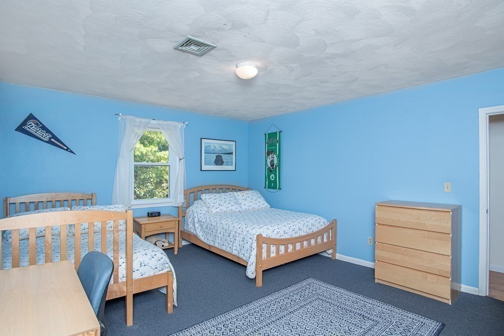 2 Mattakesett Circle Sharon, MA 02067 - Photo 28 of 40 a bedroom with two beds and painting on the wall