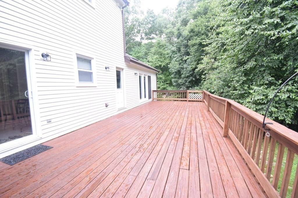2 Mattakesett Circle Sharon, MA 02067 - Photo 39 of 40 a view of backyard with a deck