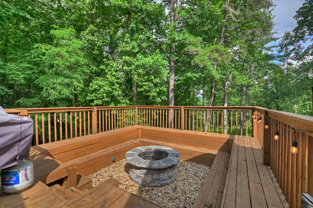 2 Watson Gap Road Mineral Bluff, GA 30559 - Photo 23 of 62 a balcony with wooden floor