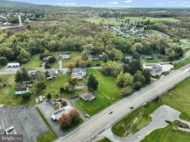a view of a city with an ocean