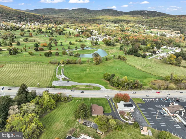 a view of a bench in backyard