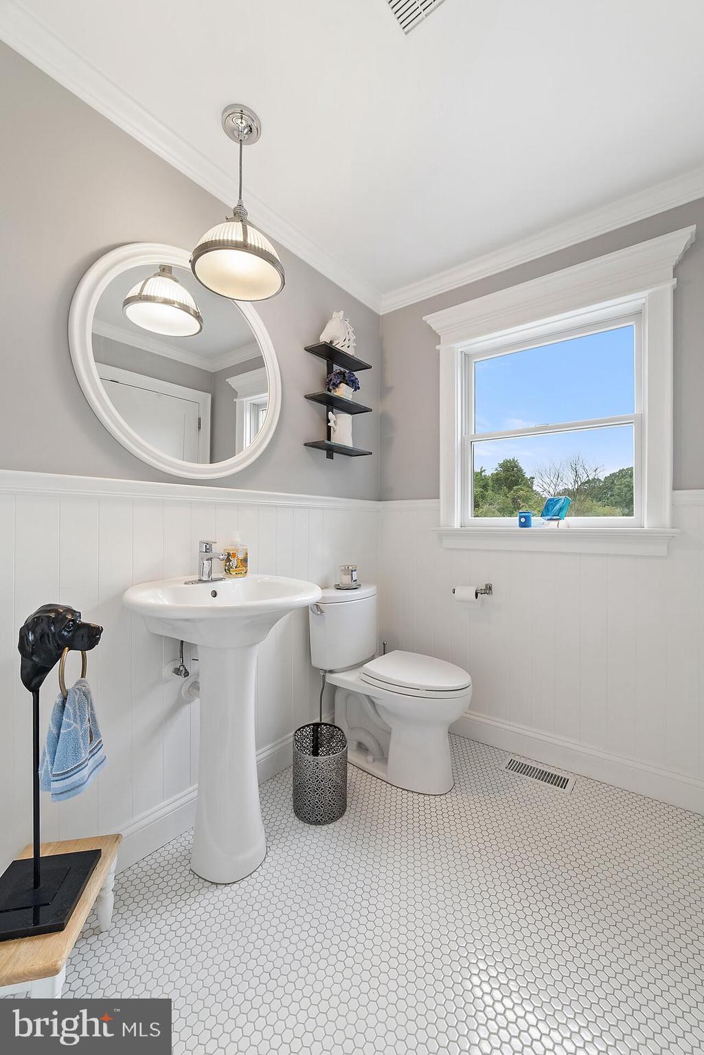 22235 Newlin Mill Road Middleburg, VA 20117 - Photo 51 of 106 a bathroom with a toilet sink and mirror