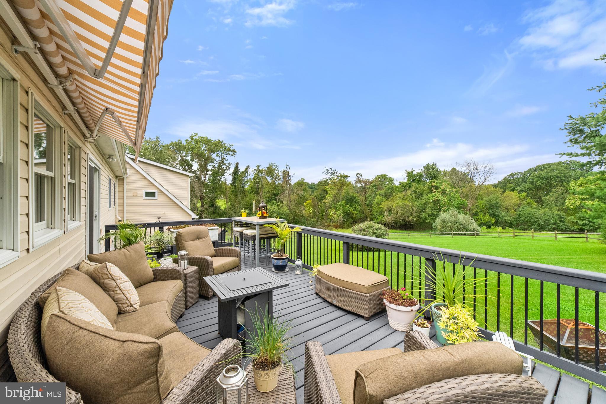 22235 Newlin Mill Road Middleburg, VA 20117 - Photo 81 of 106 Deck off Family Room on western side of house