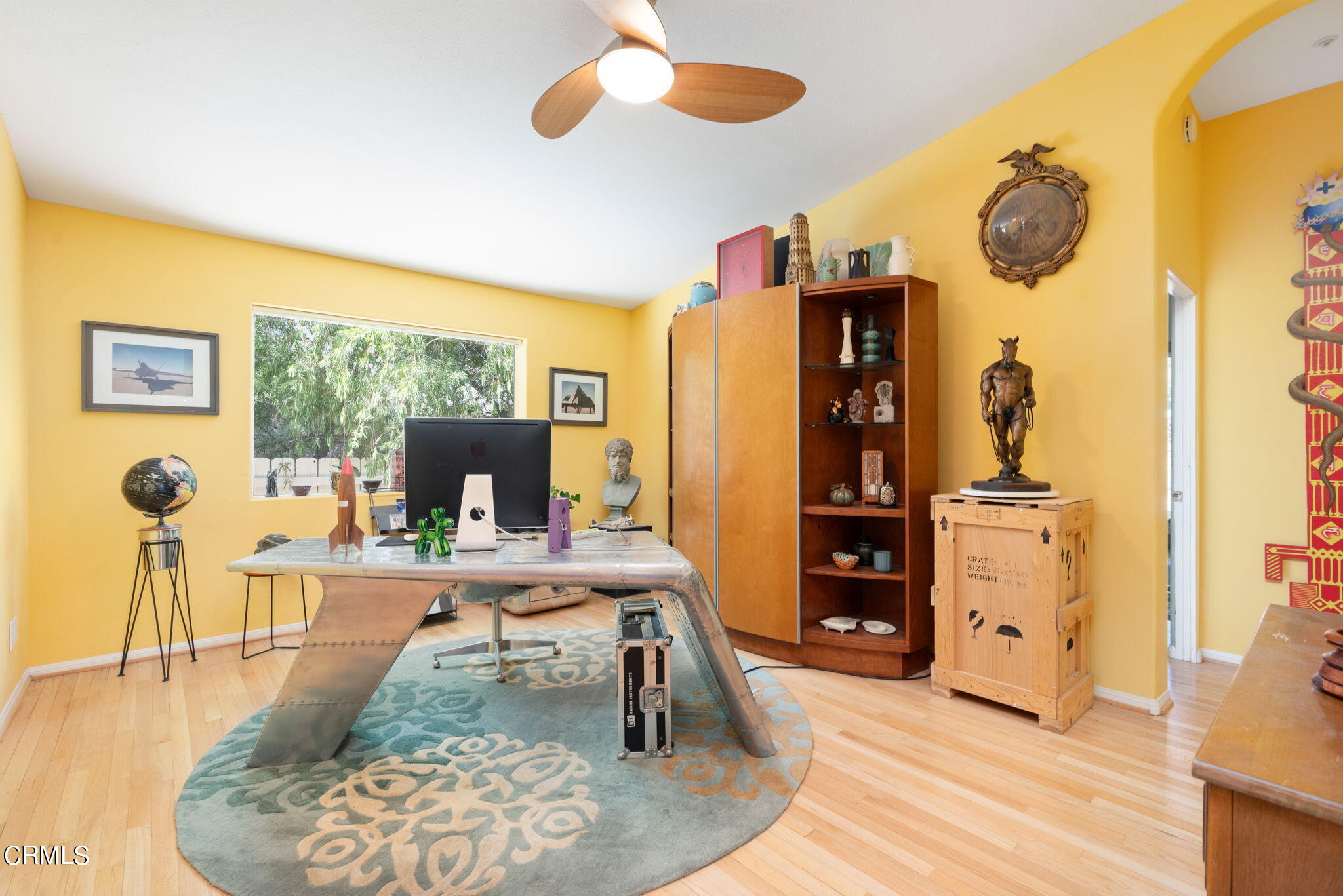 2249 Rim Road Palm Springs, CA 92264 - Photo 13 of 41 a living room with furniture and a wooden floor