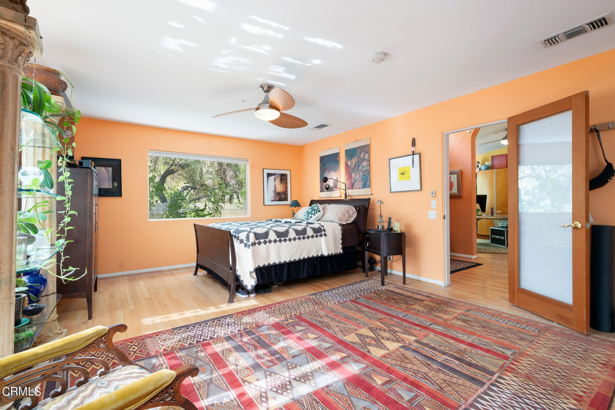 2249 Rim Road Palm Springs, CA 92264 - Photo 24 of 41 a bedroom with a bed and a window