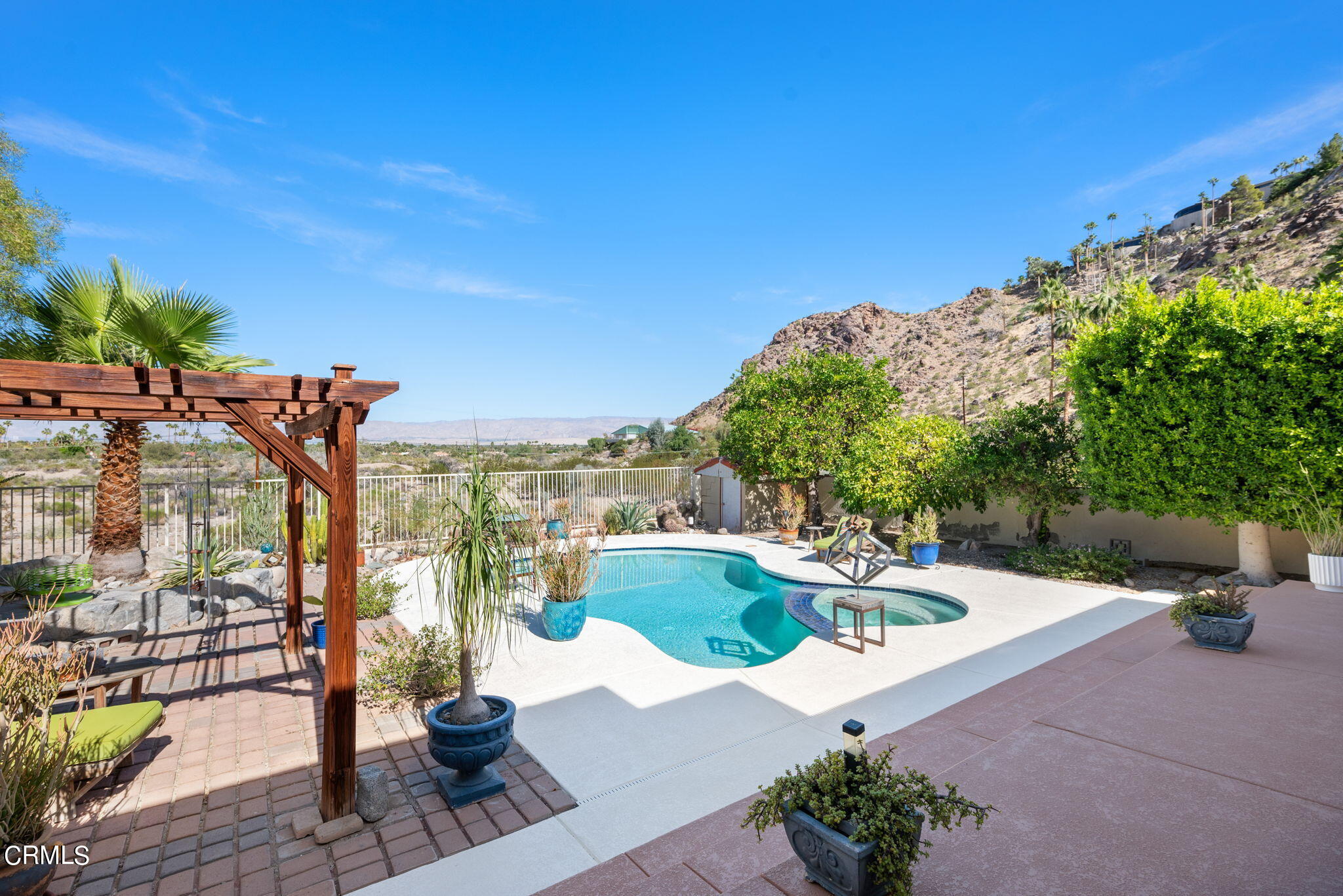2249 Rim Road Palm Springs, CA 92264 - Photo 30 of 41 a outdoor view with a seating space