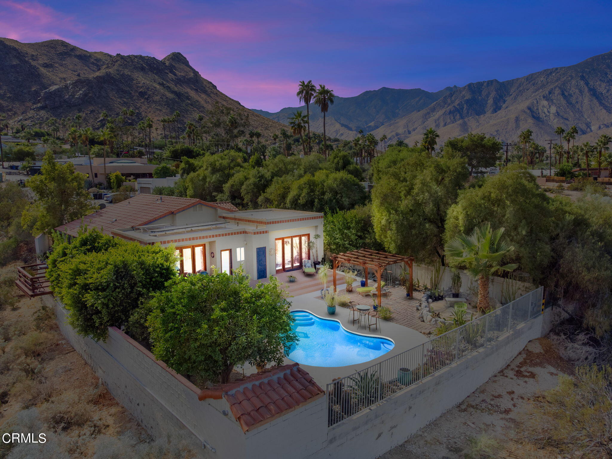 2249 Rim Road Palm Springs, CA 92264 - Photo 41 of 41 an aerial view of a house