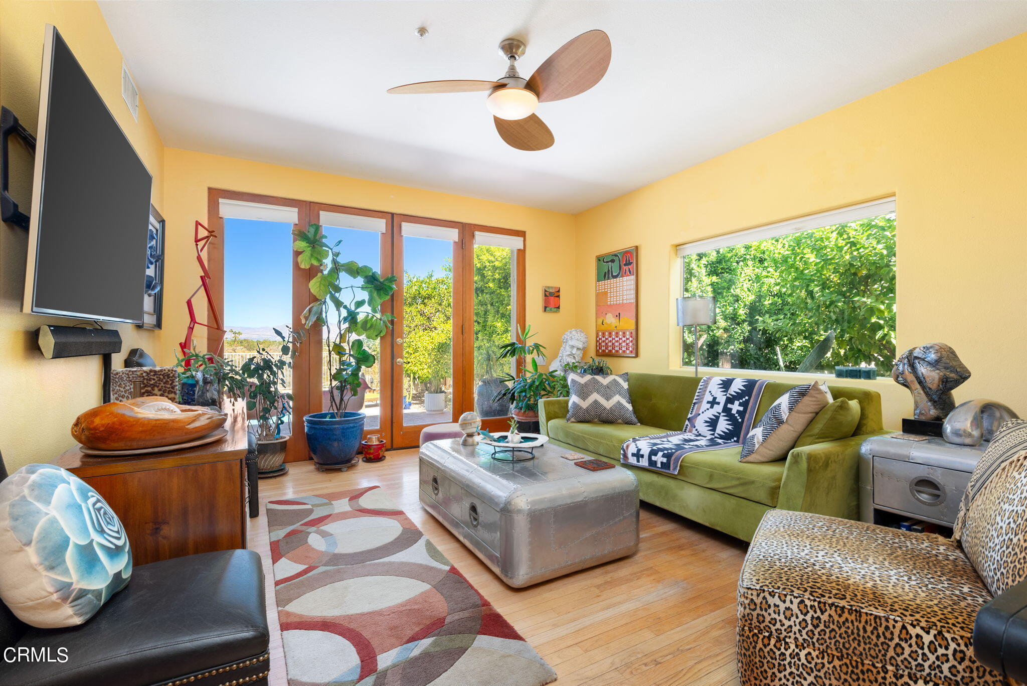 2249 Rim Road Palm Springs, CA 92264 - Photo 10 of 41 a living room with furniture and a large window