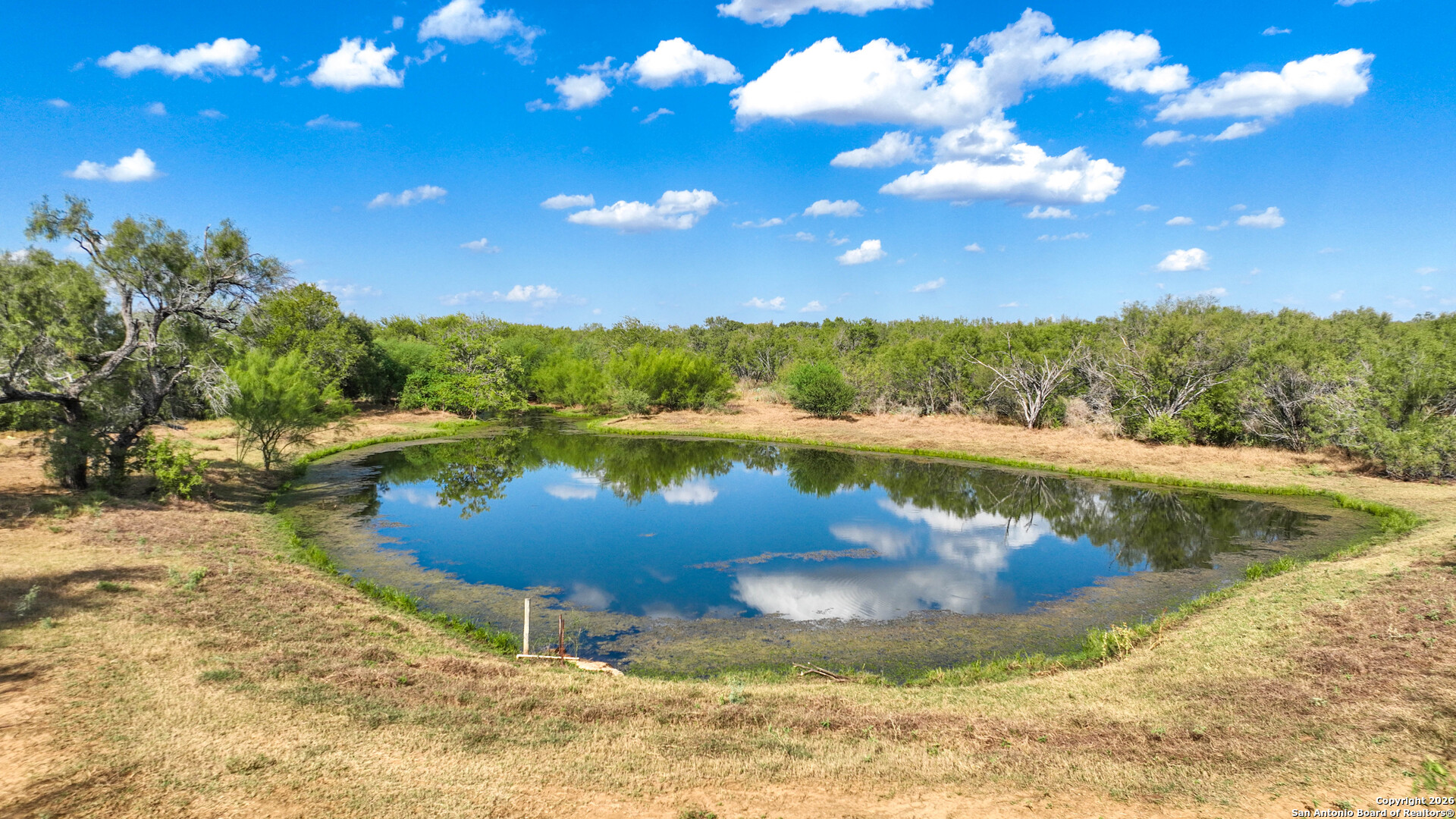 6472 Bluntzer Road Jourdanton, TX 78026 - Photo 21 of 45 a view of a lake in the city