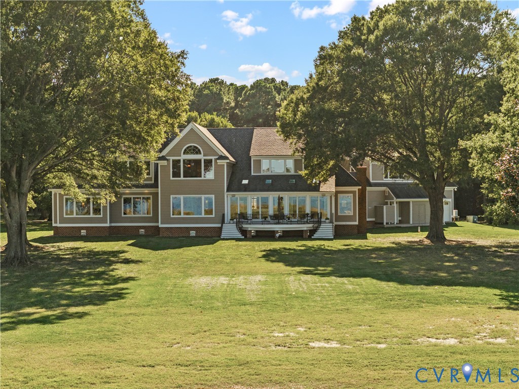 2515 Fleet's Bay Road White Stone, VA 22578 - Photo 49 of 74 a front view of a house with a yard
