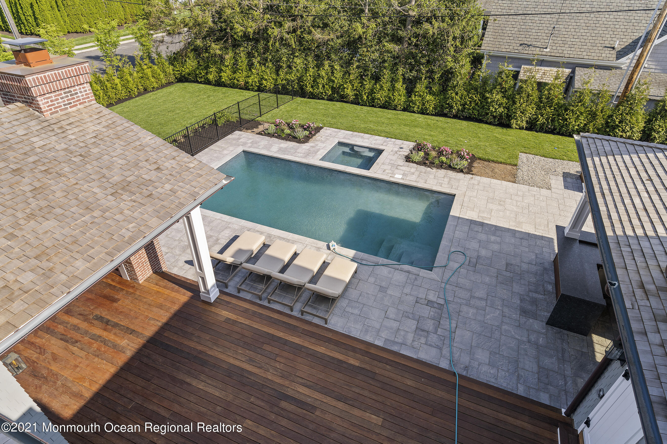 101 Ludlow Avenue Spring Lake, NJ 07762 - Photo 120 of 162 Pool view from level 3