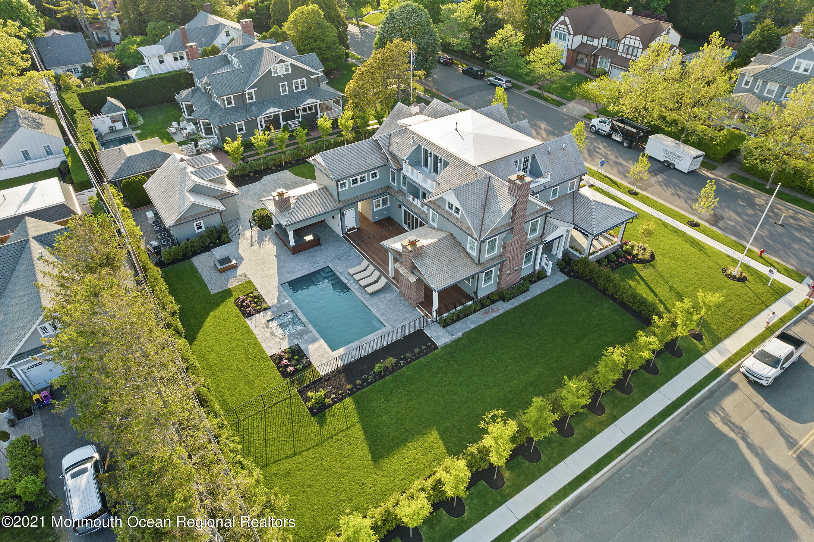 101 Ludlow Avenue Spring Lake, NJ 07762 - Photo 146 of 162 RearRightAerial