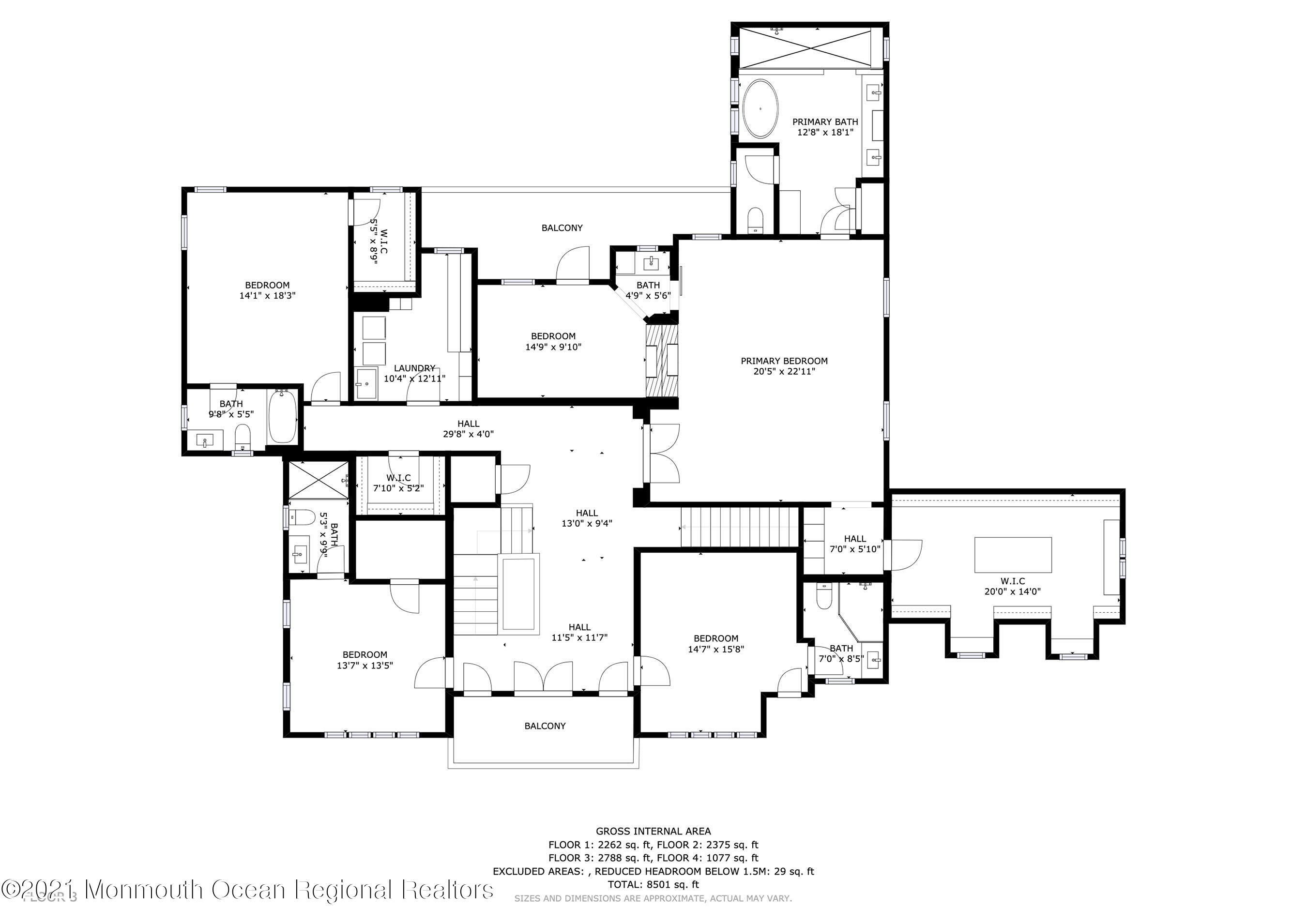 101 Ludlow Avenue Spring Lake, NJ 07762 - Photo 153 of 162 101 Ludlow Ave in Spring Lake FLOOR 3 Fl