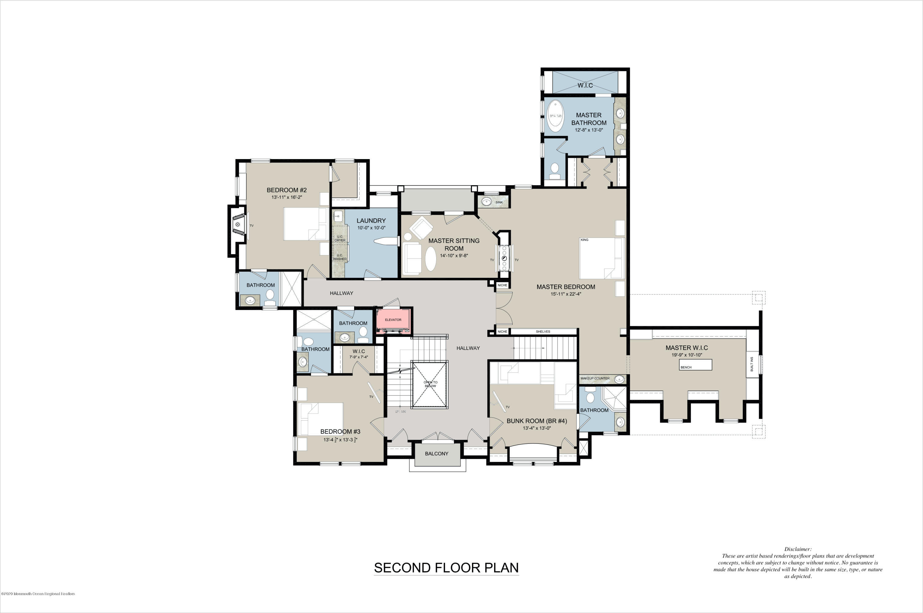 101 Ludlow Avenue Spring Lake, NJ 07762 - Photo 160 of 162 second floor plan-1