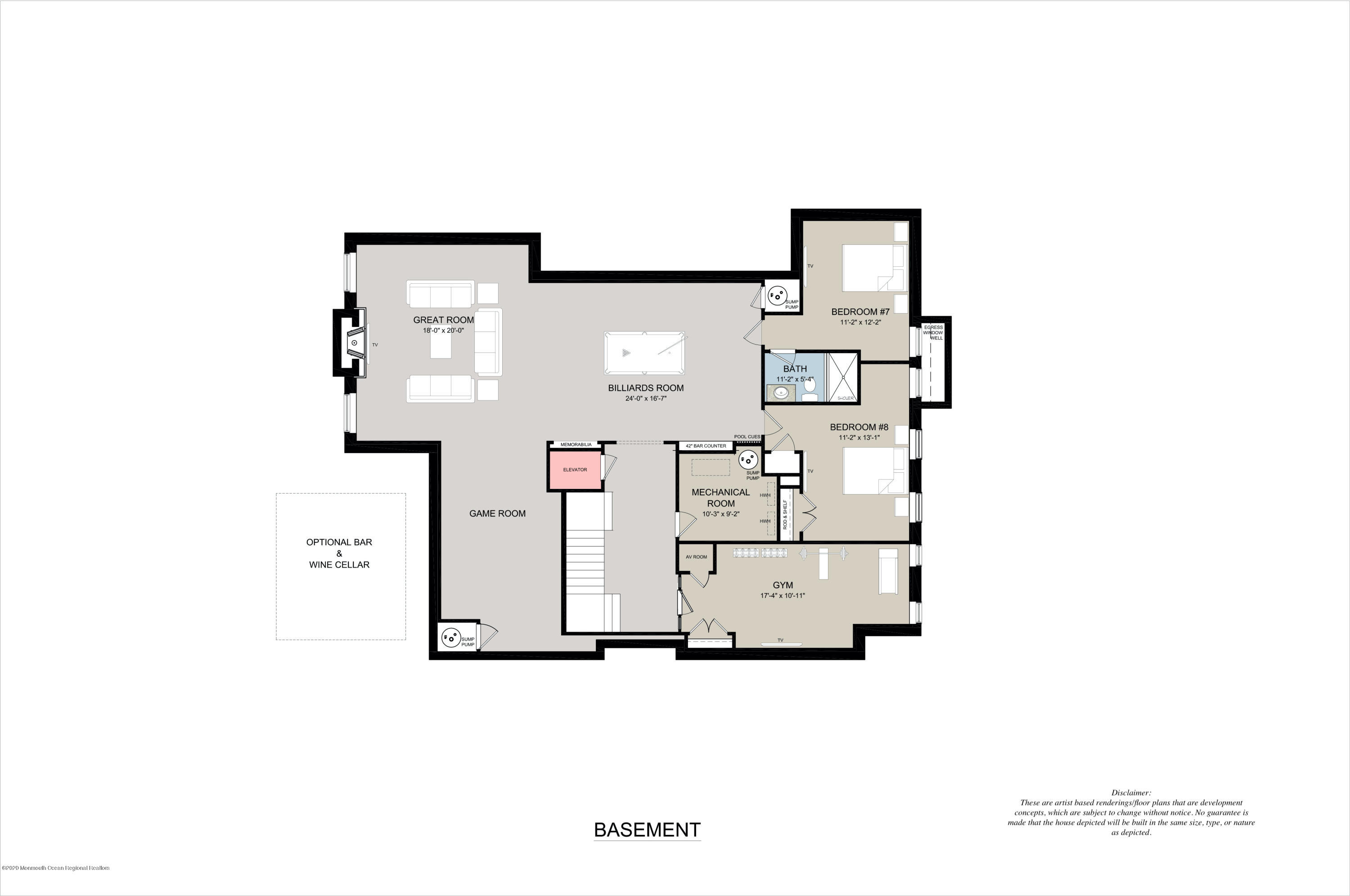101 Ludlow Avenue Spring Lake, NJ 07762 - Photo 162 of 162 Basement floor plan-1