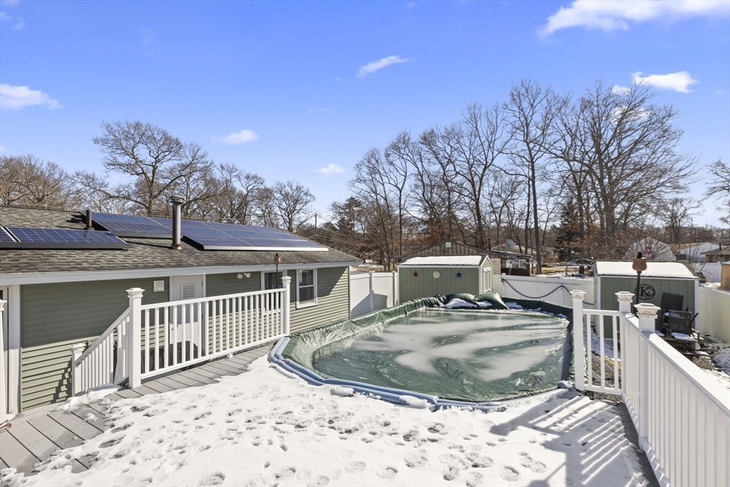 134 Deanna Road Brockton, MA 02302 - Photo 28 of 33 a view of a house with a roof deck