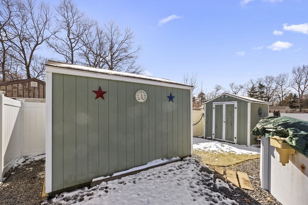 134 Deanna Road Brockton, MA 02302 - Photo 33 of 33 a view of a house with backyard and wooden fence