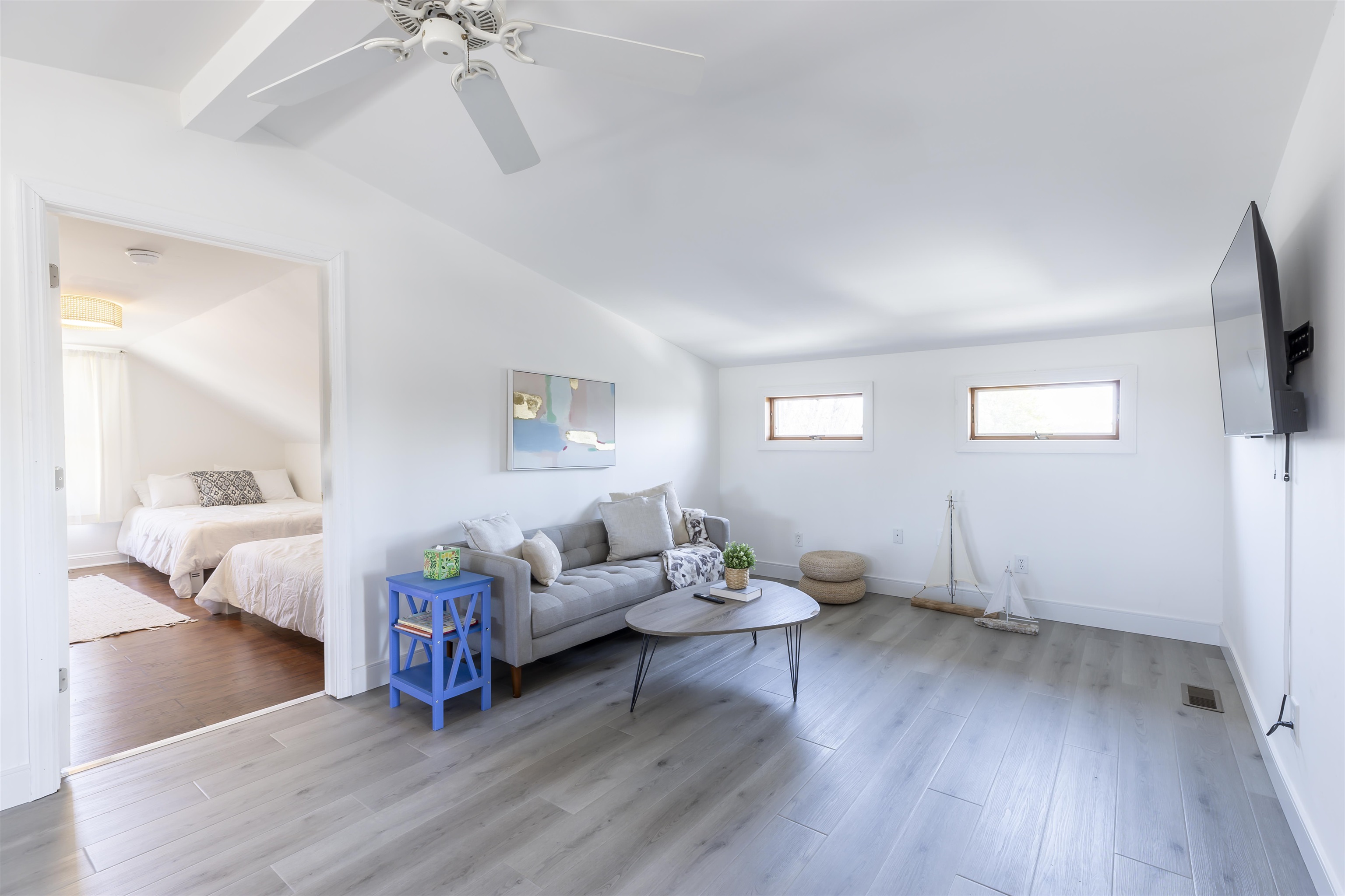 50 Birch Road Villas, NJ 08251 - Photo 37 of 50 a living room with furniture and a flat screen tv