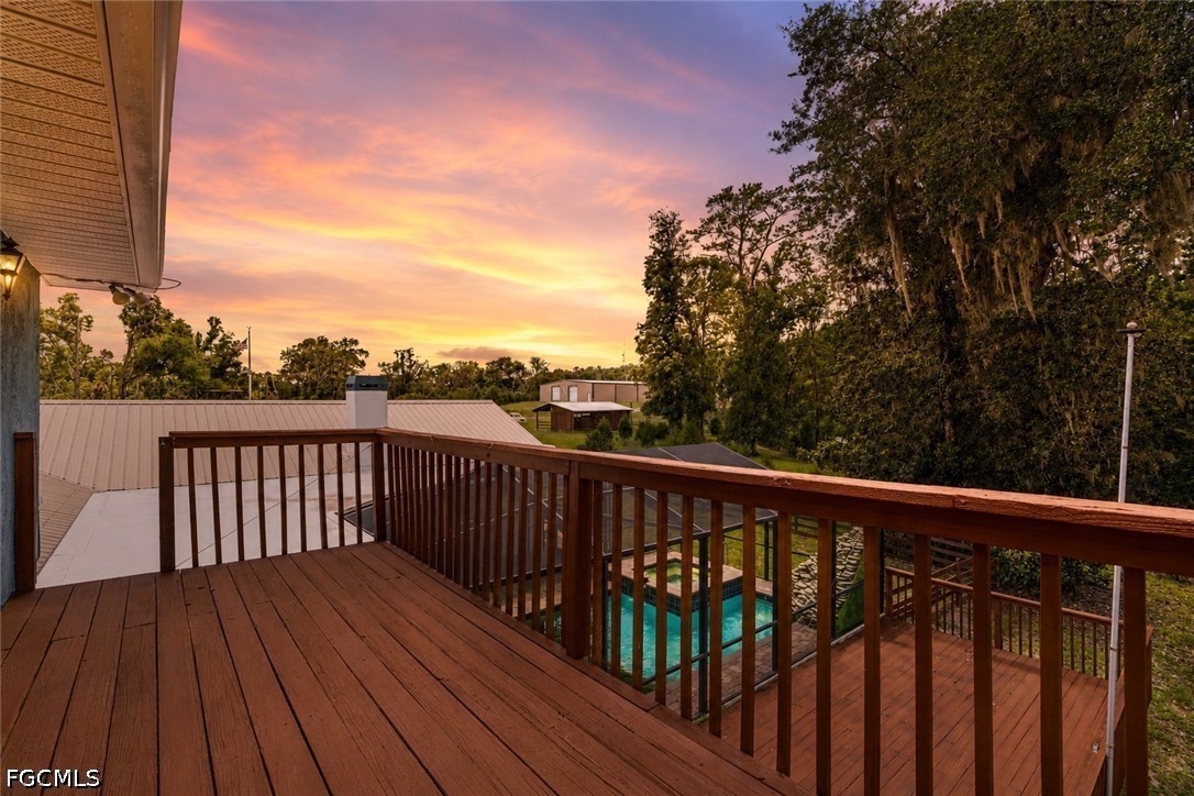27255 Hickory Hill Road Brooksville, FL 34602 - Photo 42 of 50 a view of balcony with wooden floor