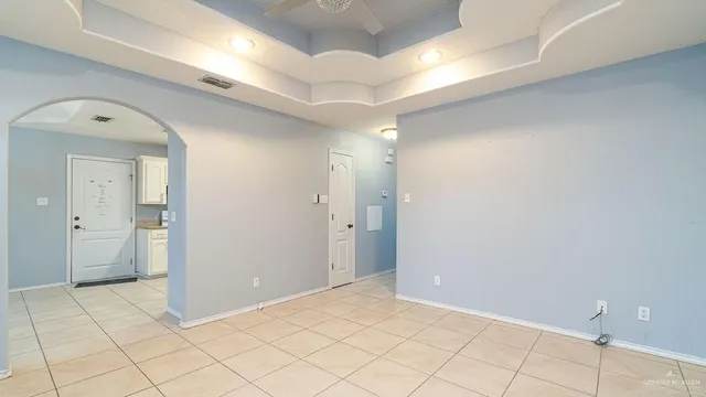 a view of an empty room