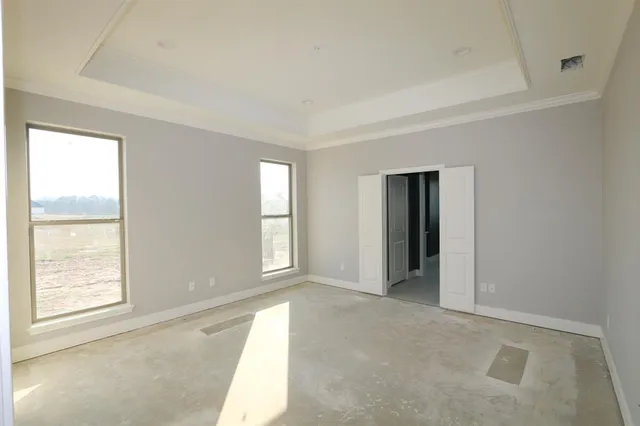 a view of an empty room with window