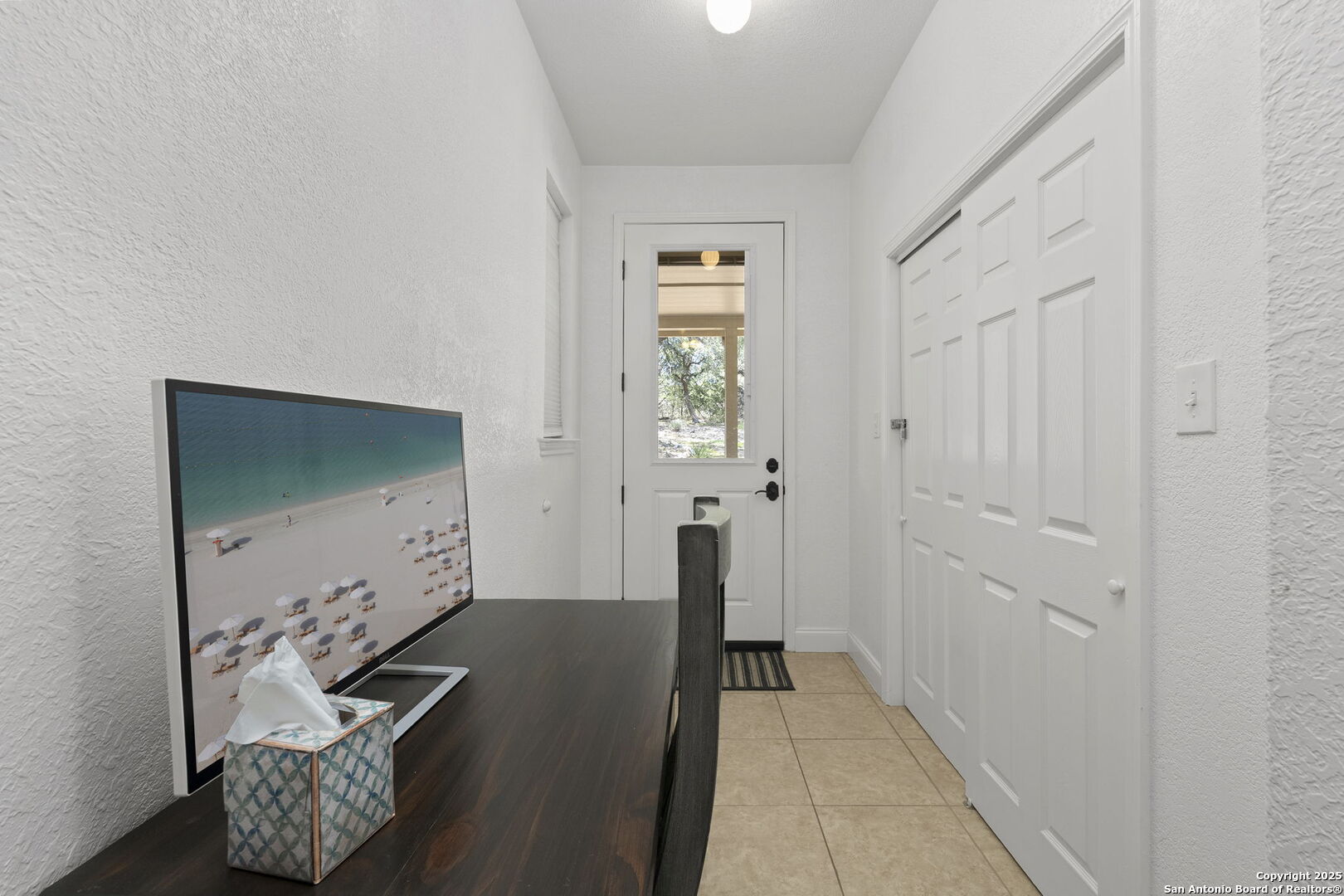 1608 Lake Ridge Boulevard Canyon Lake, TX 78133 - Photo 29 of 46 wooden floor with windows and stairs