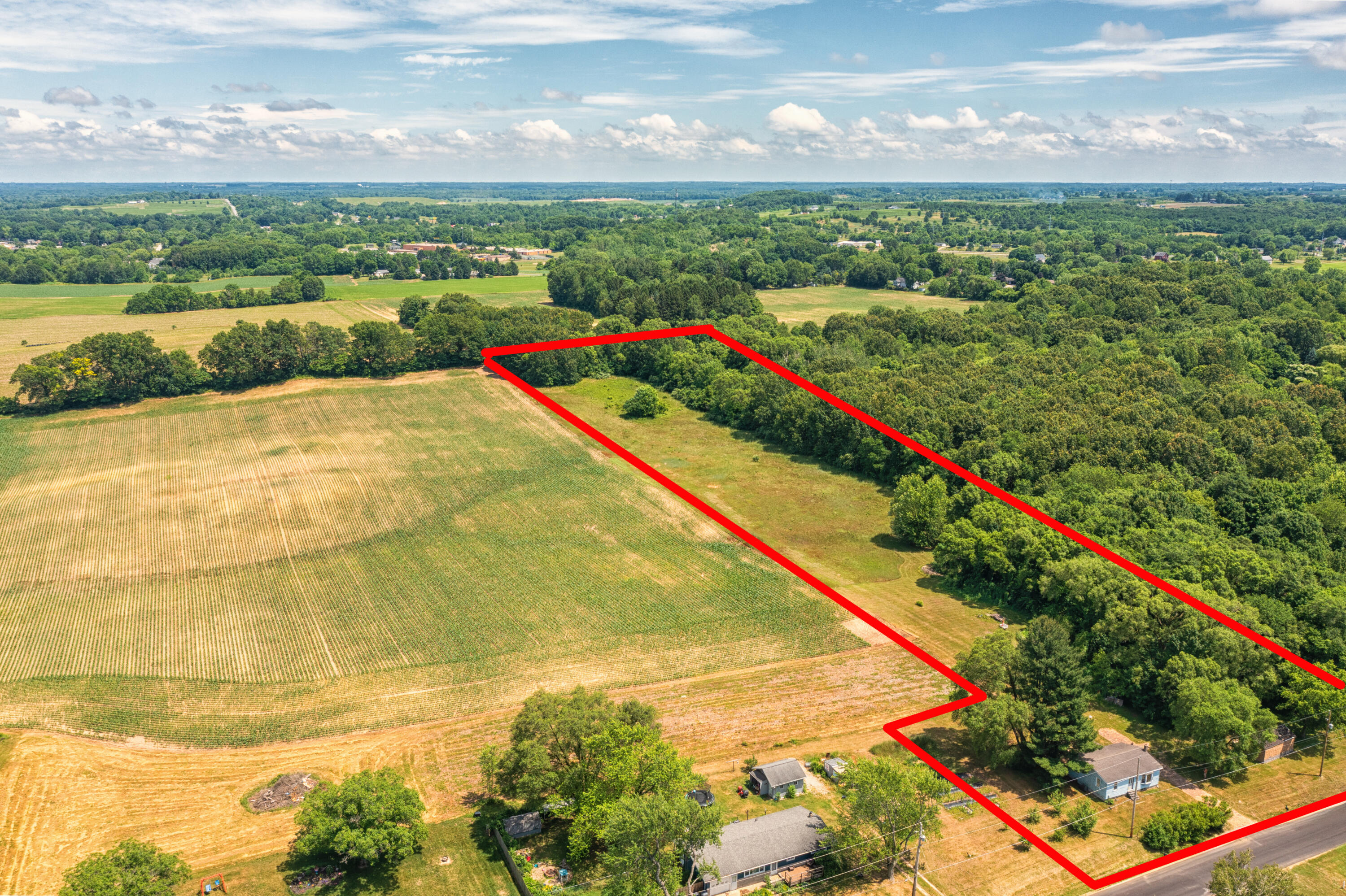 3707 Boyer Road Coloma, MI 49038 - Photo 5 of 32 Boyer_3707_Aerial-4_Boundaries