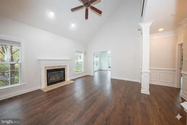 a car parked in an empty room