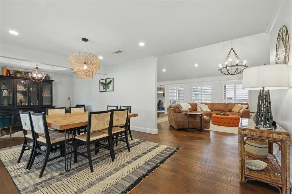 5657 Harmony Ranch Road Aubrey, TX 76227 - Photo 5 of 40 a view of a dining room with furniture